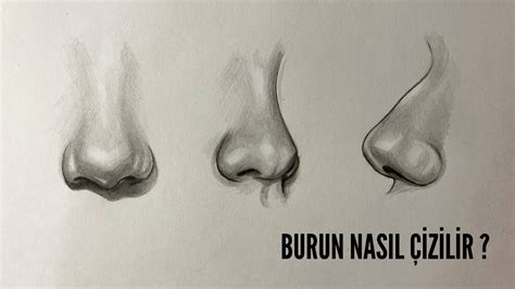 insan burnu nasıl çizilir